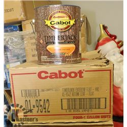 3 CASES WITH 4 GALLONS OF TIMBER JACK AUTUMN LEAF