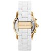 Image 8 : NEW MICHAEL KORS WHITE DIAL/BAND 40MM MSRP $375