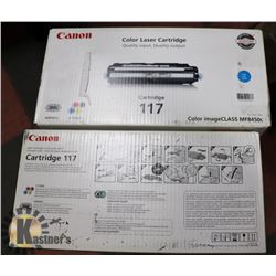 LOT OF 2 CANNON 117 TONER CARTRIDGES