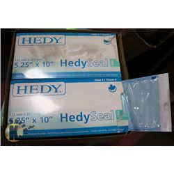 CASE WITH 6 BOXES OF HEDYSEAL STERILIZATION