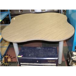 CLOVER SHAPED LUNCH ROOM TABLE-NEW