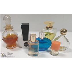LOT OF VARIOUS PARFUM BOTTLES SOME WITH CONTENTS