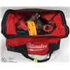Image 1 : RED MILWAUKEE TOOL BAG  INCL. ZICRON STUD SENSOR