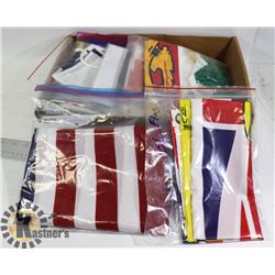 FLAT OF 15 FLAGS CANADA, US, PROVINCIAL.