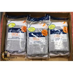 15 PAIRS OF BOYS LARGE BRIEFS