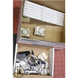 BOX OF ASSORTED COMPUTER ACCESSORIES,