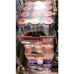 4 ASSORTED CASES OF 12 ROCKSTAR ENERGY DRINKS