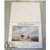 Image 1 : 19" X 15" 1984 MARINE CALENDAR  RTC