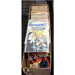 FULL LONG BOX OF COMICS MARVEL DC MISC-