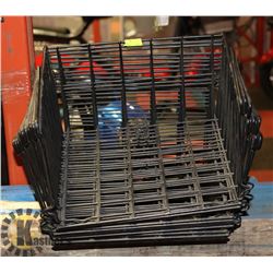 SET OF 12    12" UNDERSHELF STORAGE BASKETS