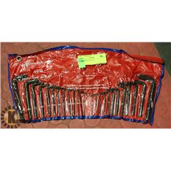 25 PIECE HEX KEY SET