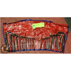 25 PIECE HEX KEY SET
