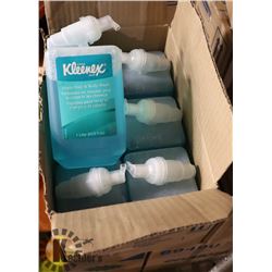 CASE OF KLEENEX BRAND FOAM HAIR AND BODY WASH