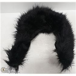 NEW BLACK BEAR FURRY HAT BY CHIC & COZY