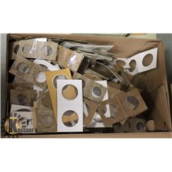 BOX OF COIN HOLDERS