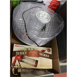 SALTON FOOD DEHYDRATOR PLUS JERKY GUN AND