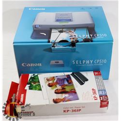 CANON SEPHY CP 510 PHOTO PRINTER & NEW INK