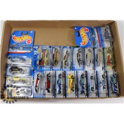 FLAT OF 20 HOTWHEELS COLLECTOR CARS
