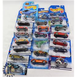 FLAT OF 20 HOTWHEELS COLLECTOR CARS