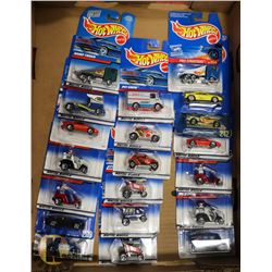 FLAT OF 20 HOTWHEELS COLLECTOR CARS