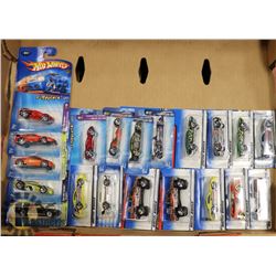 FLAT OF 20 HOTWHEELS COLLECTOR CARS