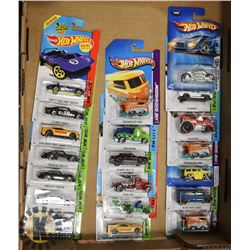 FLAT OF 20 HOTWHEELS COLLECTOR CARS