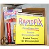 Image 1 : BOX WITH RAPID FIX DUAL ADHESIVE SYSTEM -