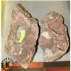 Image 1 : 2 GENUINE PIECES OF LAVA ROCK