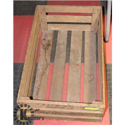 VINTAGE WOOD CRATE "CANADA PACKERS" VANCOUVER B.C