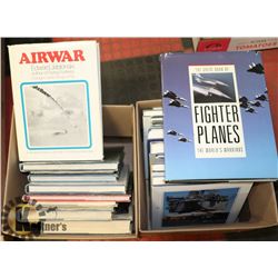 20 AIRCRAFT & WARPLANES HARD COVER BOOKS