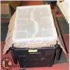 Image 1 : SET OF 3 BUTTERFLY-LEAF STORAGE TOTES -