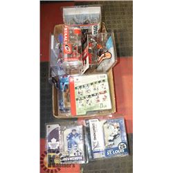 LOT OF 9  ASSORTED NHL MCFARLANE FIGURES