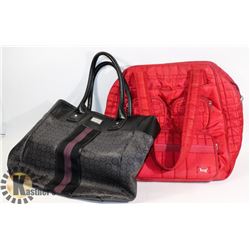 LOT OF 2 BAGS - LUG AND TOMMY HILFIGER