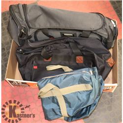 LOT OF 3 DUFFLE/TRAVEL BAGS