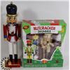 Image 1 : LARGE NUTCRACKER WOOD PAINT KIT,+COLORED DRUMMER