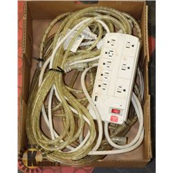 FLAT WITH ROPE LIGHTING AND A POWER BAR