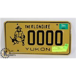 1989 YUKON SAMPLE PLATE