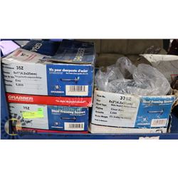 3 BOX OF 1" SCREWS