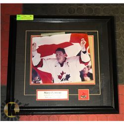 MARIO LAMIEUX GOLD METAL CHAMP TEAM CANADA PICTURE