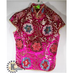 NEW CHINESE SILK EMBROIDERED LADIES BLOUSE,