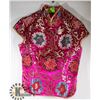 Image 1 : NEW CHINESE SILK EMBROIDERED LADIES BLOUSE,