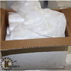 CASE OF 200 43" X 48" CLEAR FOOD GRADE GARBAGE BAG