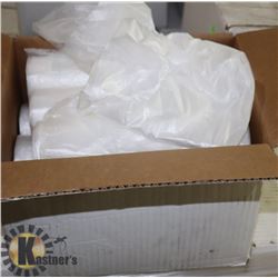 CASE OF 200 43" X 48" CLEAR FOOD GRADE GARBAGE BAG