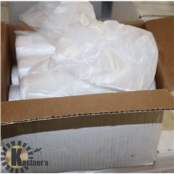 CASE OF 200 43" X 48" CLEAR FOOD GRADE GARBAGE BAG