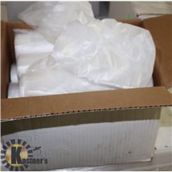 CASE OF 200 43" X 48" CLEAR FOOD GRADE GARBAGE BAG