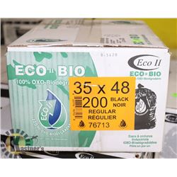 CASE OF 200 - 35 X 48 REGULAR GARBAGE BAGS