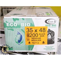 CASE OF 200 - 35 X 48 REGULAR GARBAGE BAGS