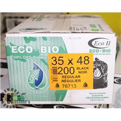 CASE OF 200 - 35 X 48 REGULAR GARBAGE BAGS