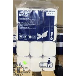 CASE OF TORK CONTINUOUS HAND TOWELS