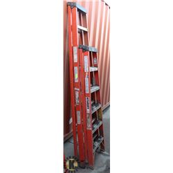 6FT AND 8FT STURDY ALUMINUM & FIBREGLASS LADDERS